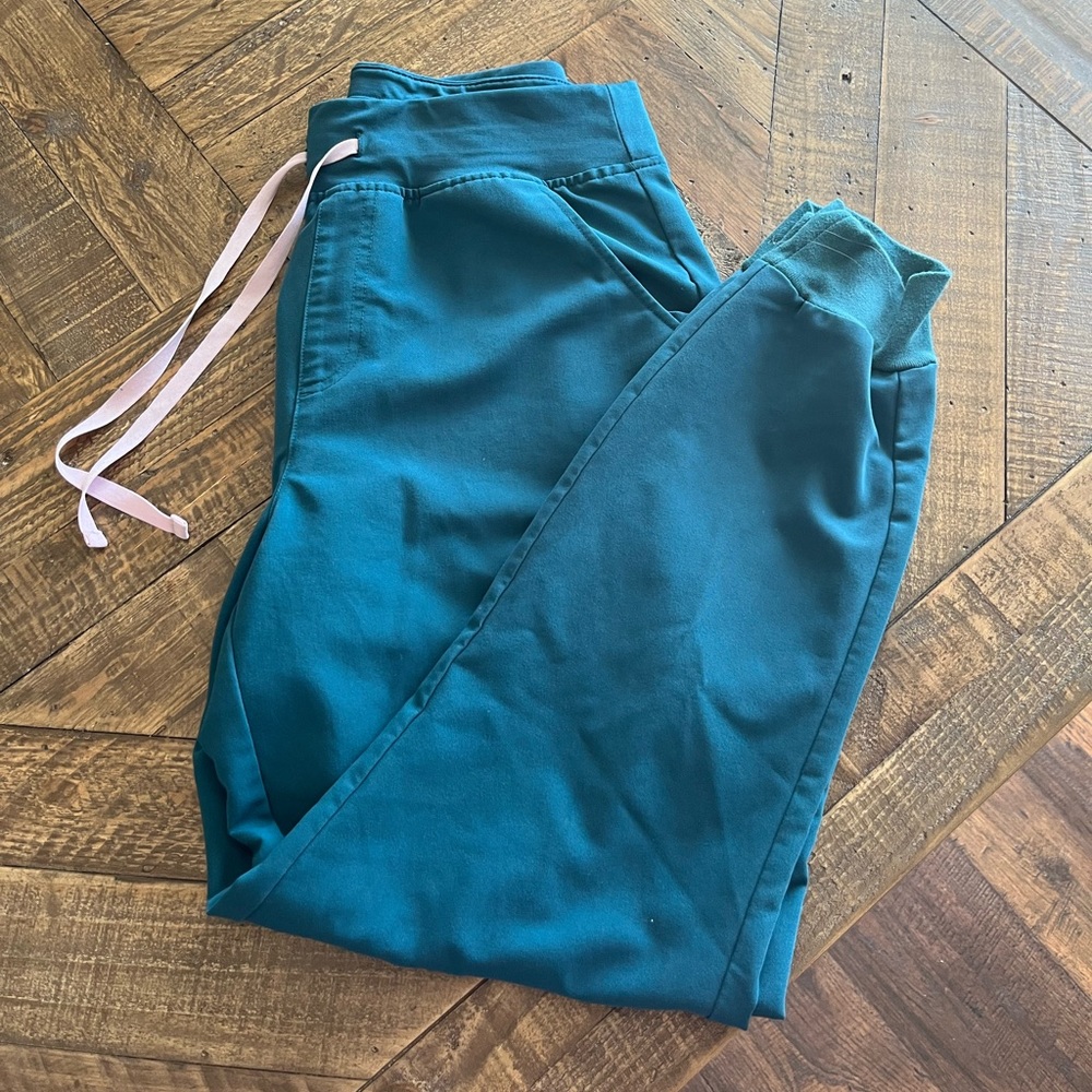Figs Caribbean blue Zamora joggers